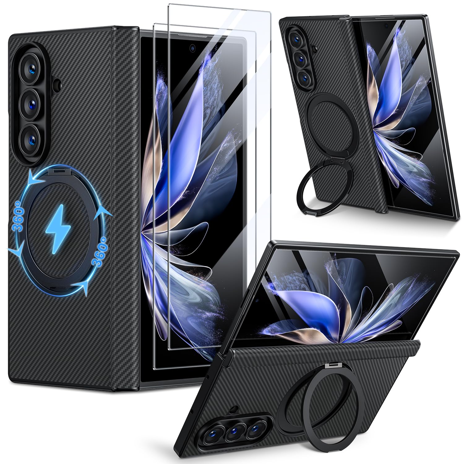 スマホアクセサリー Samsung Galaxy Z Fold7 Carbon Shieldcase Amazon.com: Hoerrye for Samsung Galxy Z fold 7 Case - Compatible